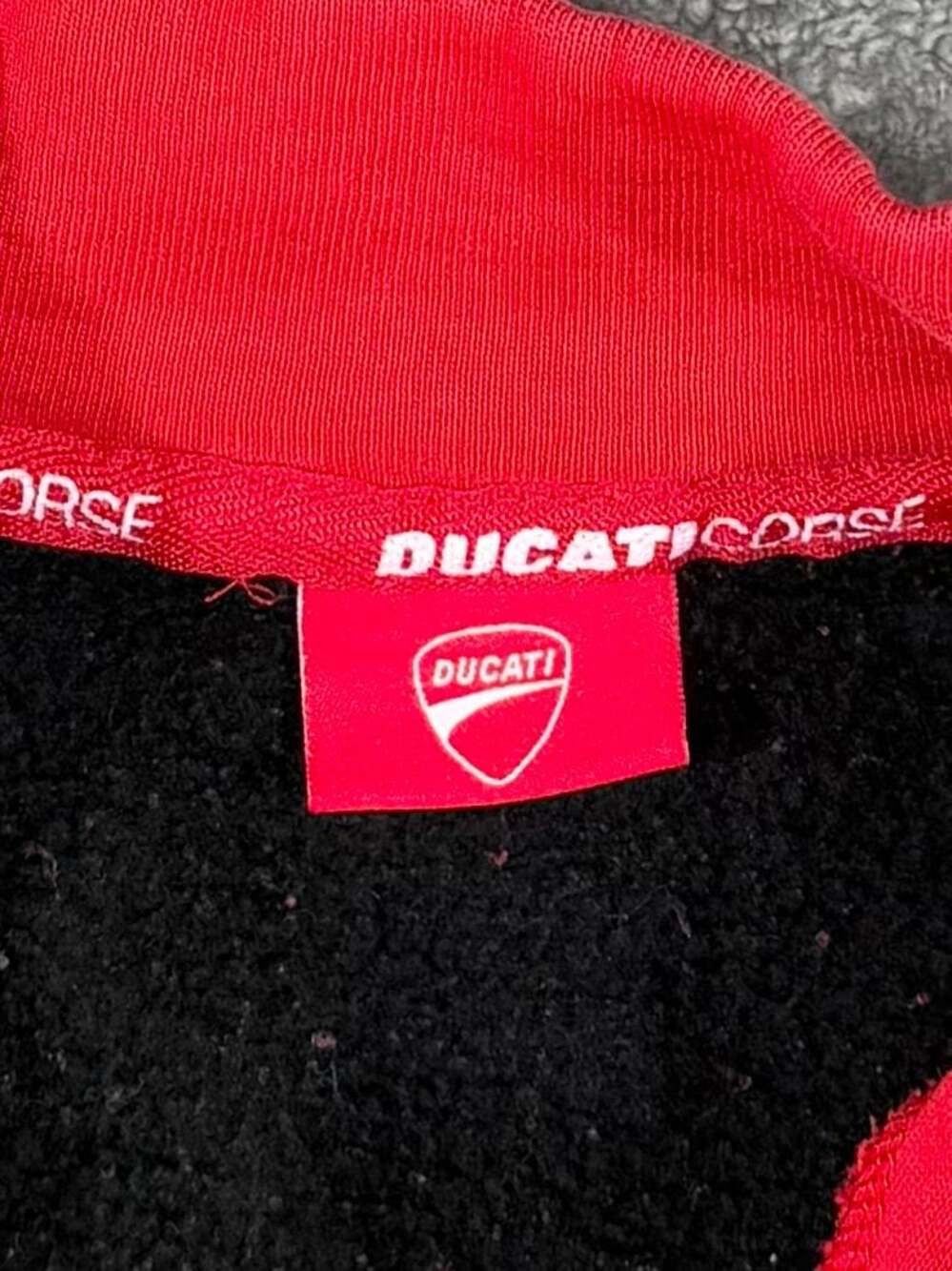 Ducati Corse Men's Color-Blocked Quarter-Zip Pullover Sweatshirt - Picture 4 of 9